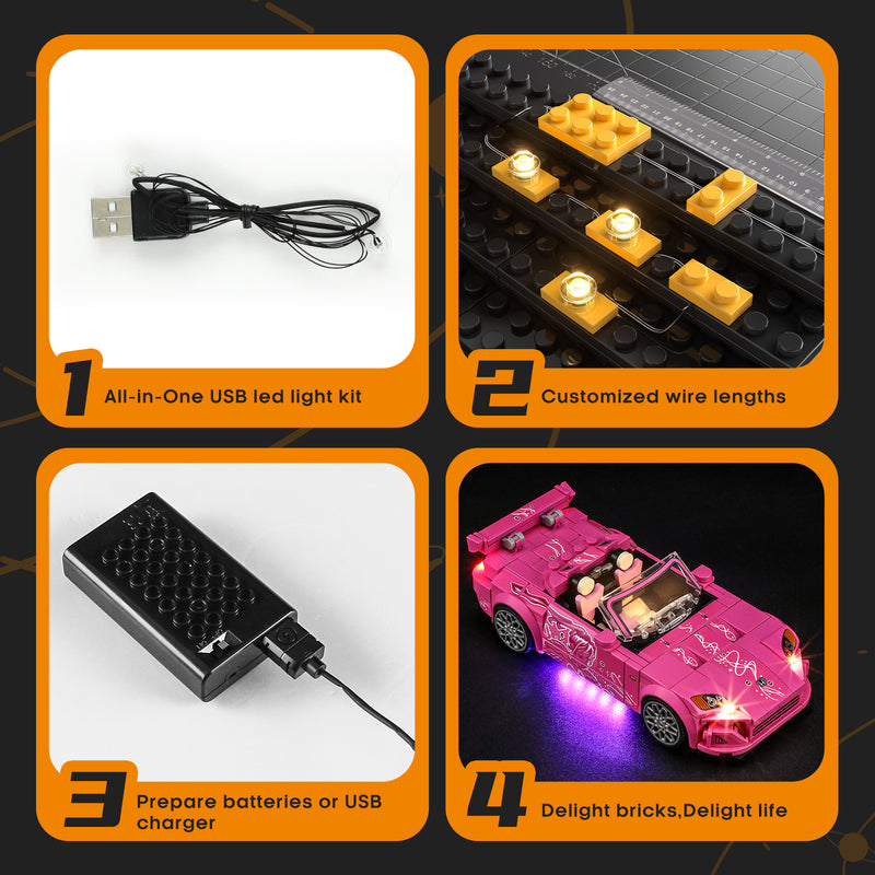 Light Kit For 2 Fast 2 Furious Honda S2000