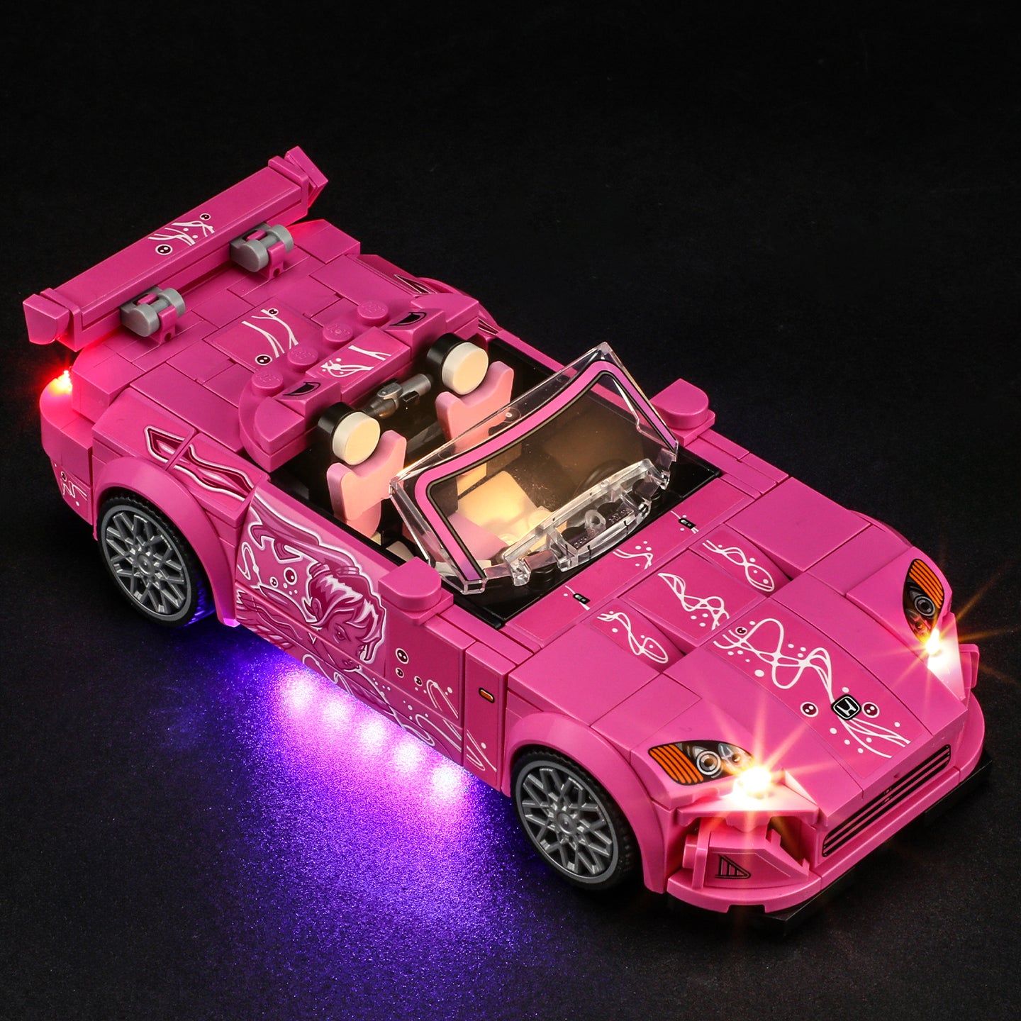 Lightailing Light Kit For LEGO 2 Fast 2 Furious Honda S2000 #77241-7