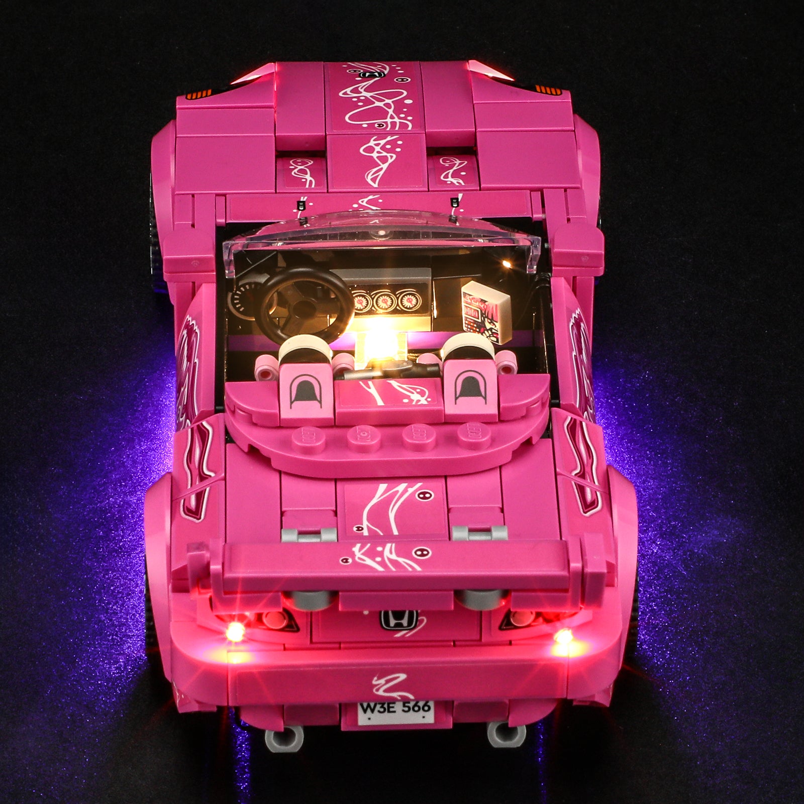 Lightailing Light Kit For LEGO 2 Fast 2 Furious Honda S2000 #77241-10