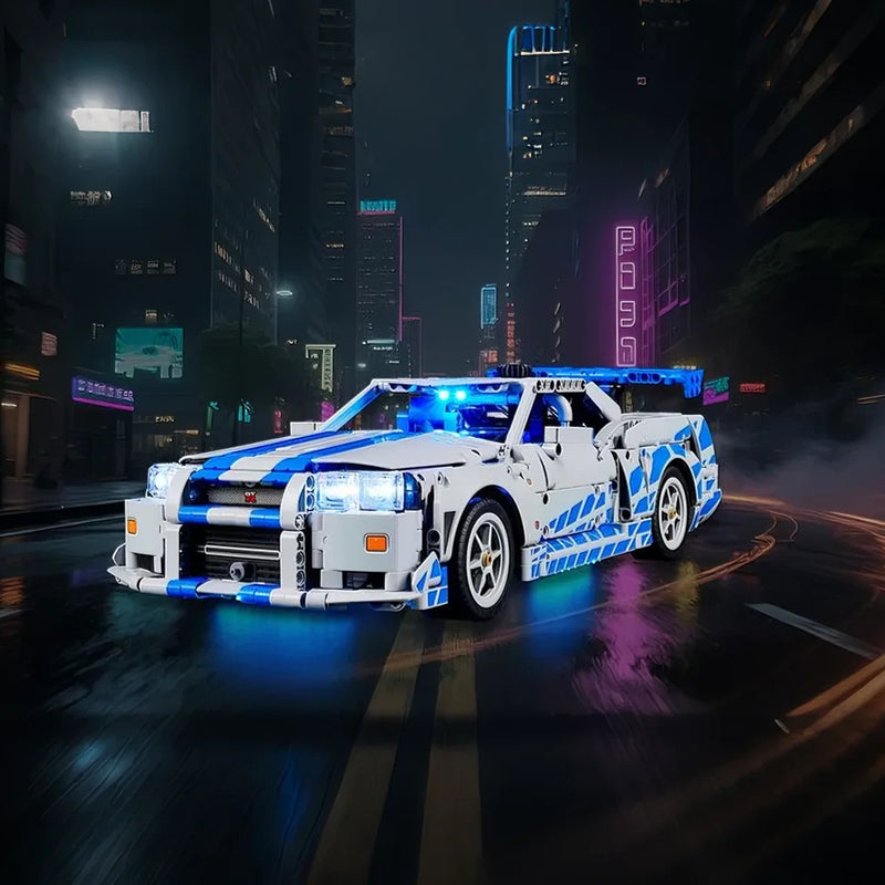 Lightailing Light Kit For 2 Fast 2 Furious Nissan Skyline GT-R (R34) Car