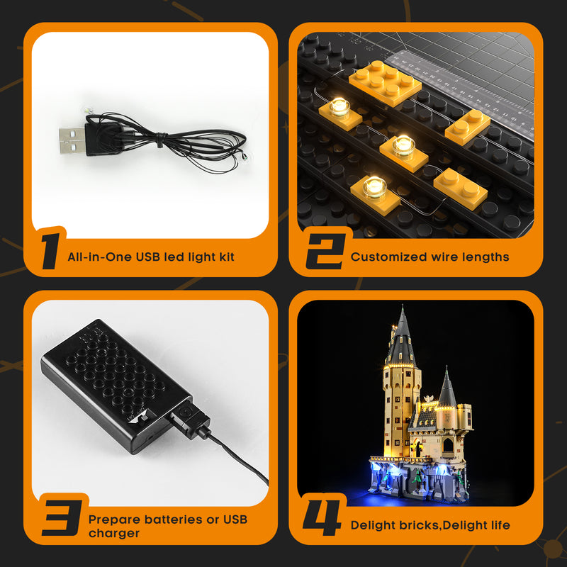 Light Kit For Hogwarts™ Castle: The Main Tower