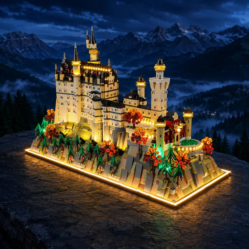 Beleuchtungsset für Schloss Neuschwanstein 21063 - Lightailing