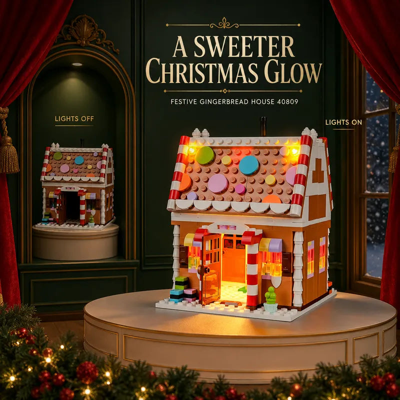 Light Kit for Festive Gingerbread House 40809- Lightailing