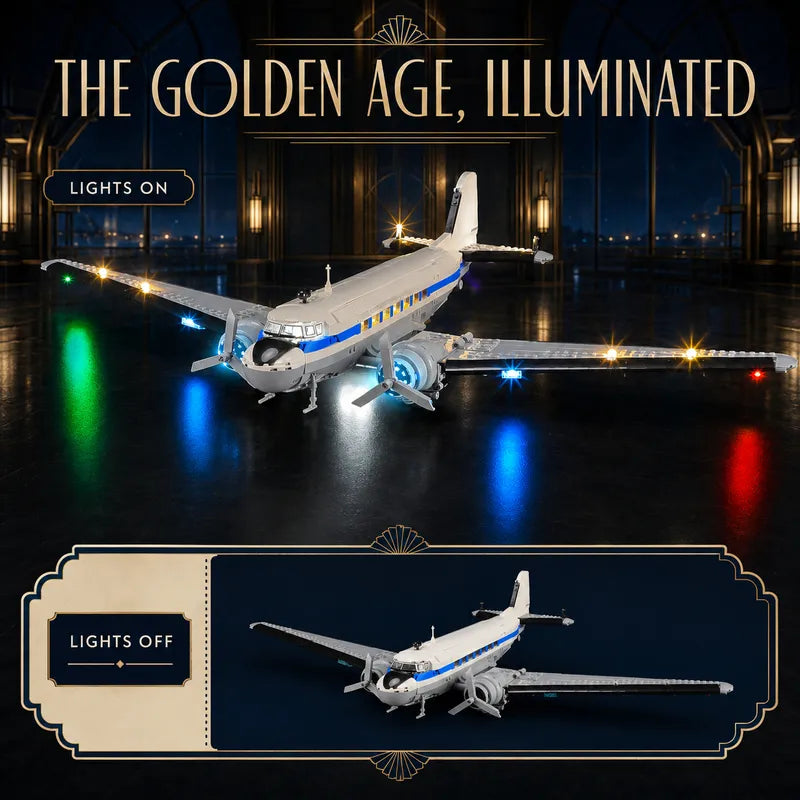Light Kit for Douglas DC-3 PAN AM Airliner 11378 - Lightailing