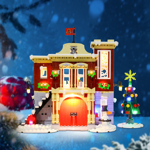 Light Kit for Winter Village Fire Station 10263-Lightailing