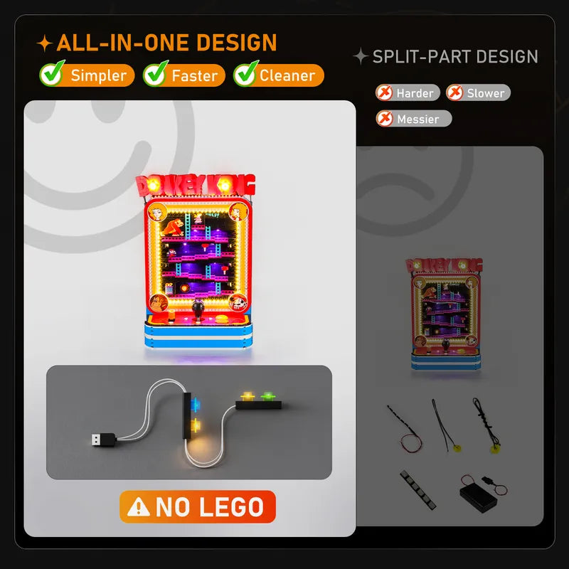 Light kit for Donkey Kong Arcade 72051 | Lightailing【Not Final Price｜Coming Soon】