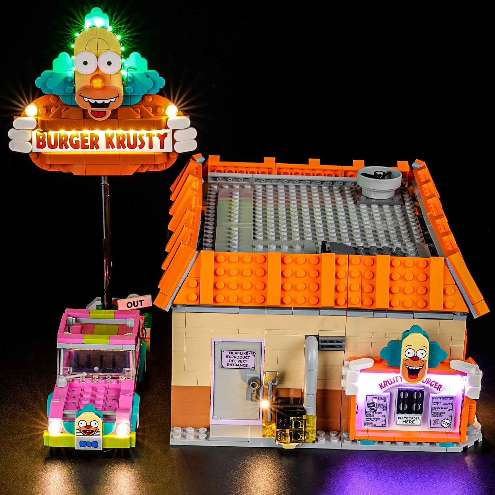 Lightailing Light Kit For LEGO The Simpsons™: Krusty Burger #10352-4