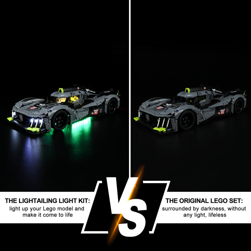 Light Kit For PEUGEOT 9X8 24H Le Mans Hybrid Hypercar 42156-Lightailing