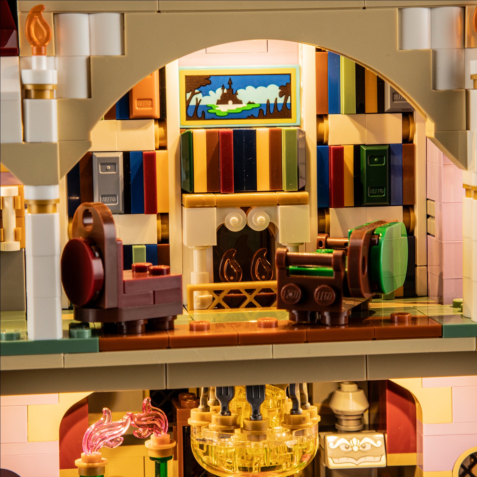 Lightailing Light Kit For Beauty and the Beast Castle #43263-12