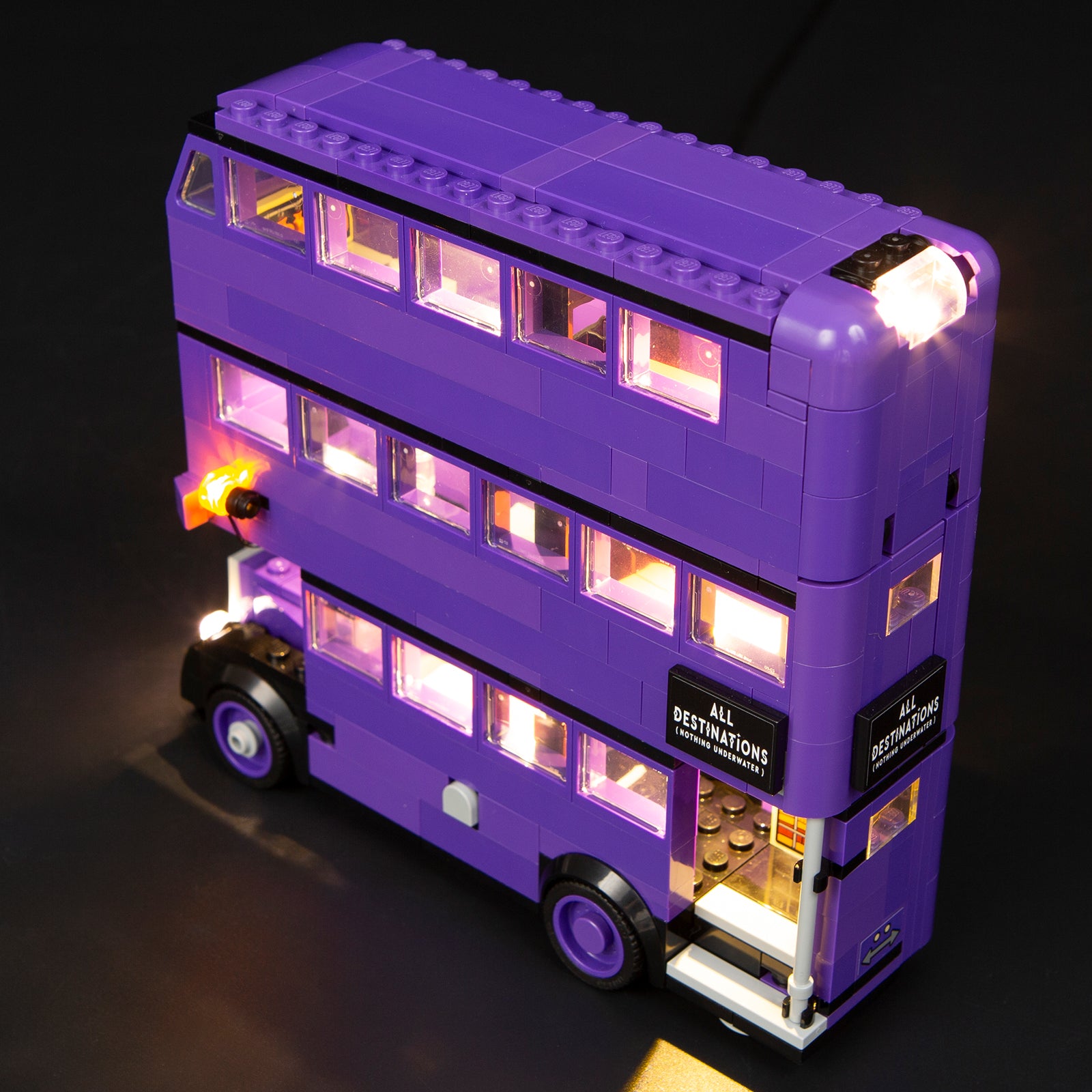 Lightailing Light Kit For LEGO Knight Bus Adventure #76446- 3