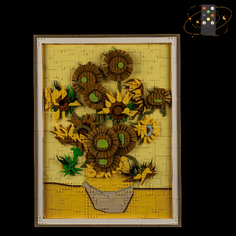 Lightailing Light Kit For LEGO Vincent van Gogh – Sunflowers