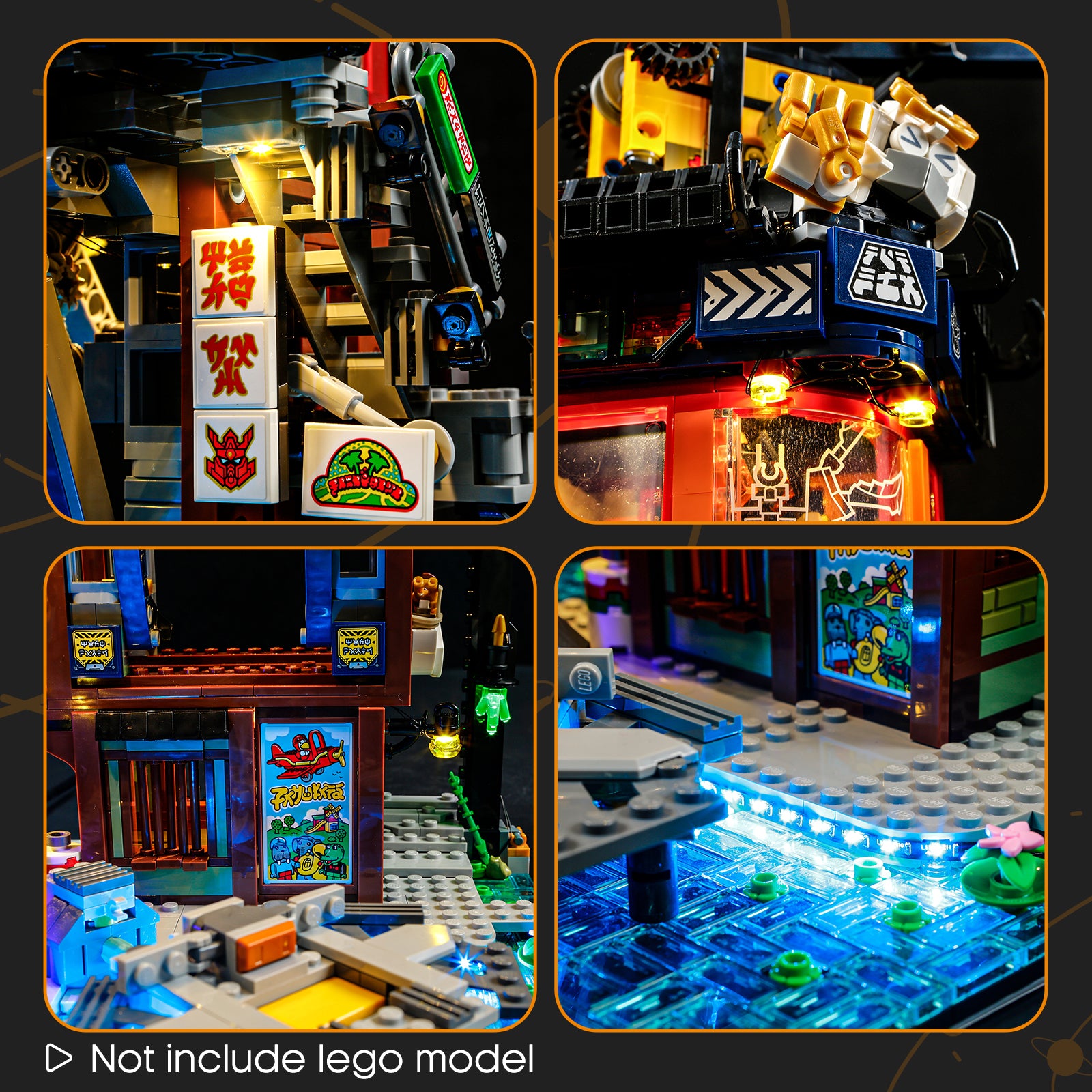 Lightailing Light Kit For NINJAGO City Workshops #71837-10
