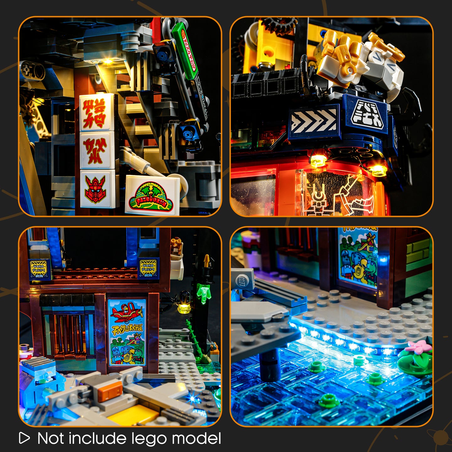 Lightailing Light Kit For NINJAGO City Workshops #71837-10