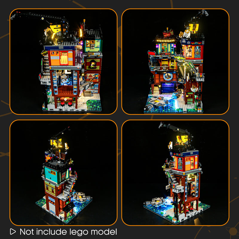 Lightailing Light Kit For NINJAGO City Workshops