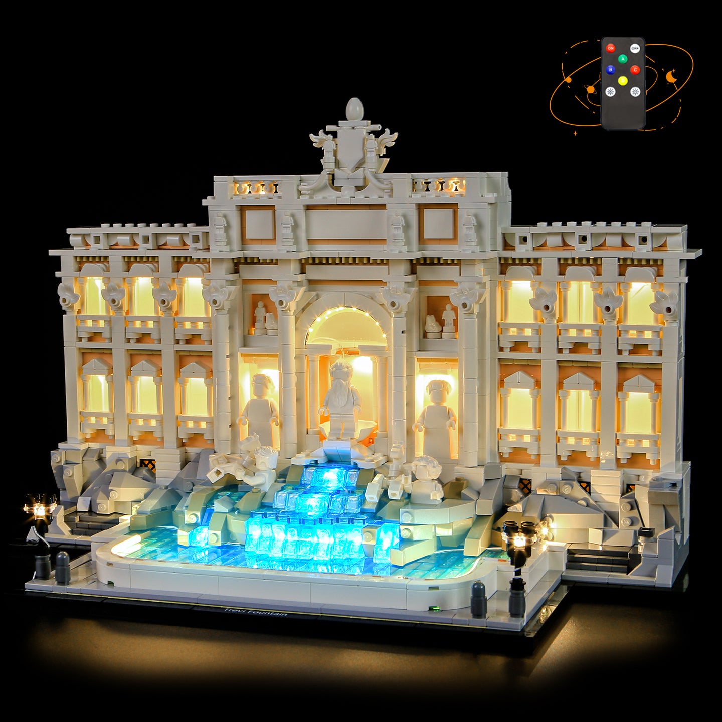 Lightailing Light Kit For Trevi Fountain #21062(Remote Version)-1