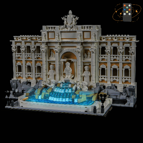 Lightailing Light Kit For Trevi Fountain #21062(Remote Version)-12