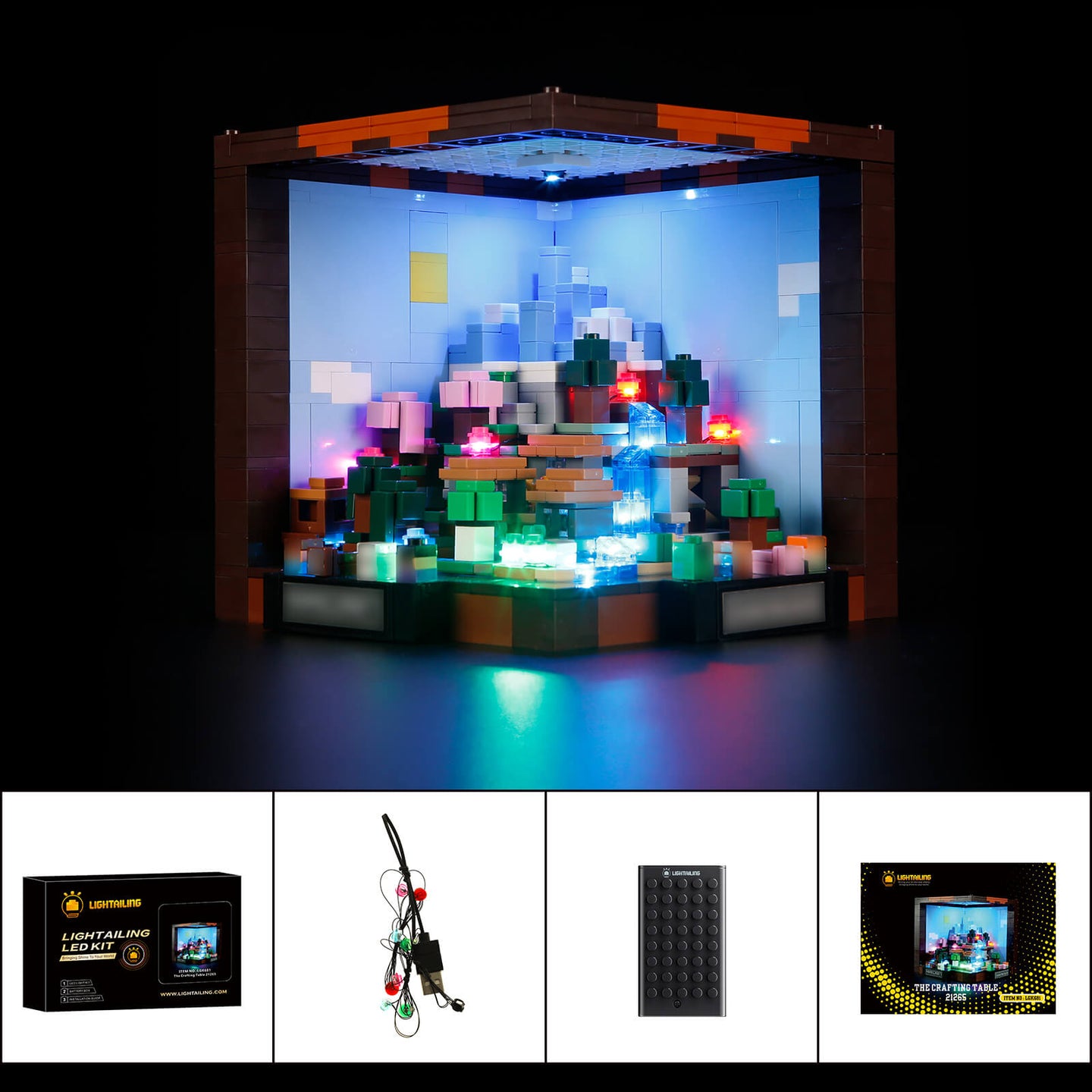 Lightailing Light Kit For LEGO The Crafting Table 21265- 11