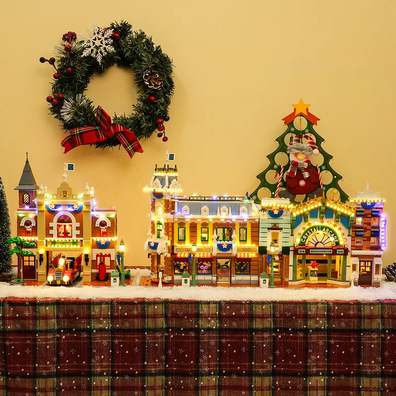 Light kit for Disney Main Street U.S.A. 43302 – Christmas Edition | Briksmax 2.0