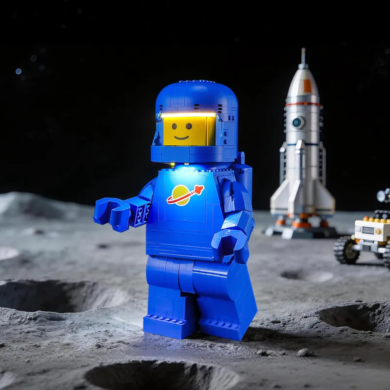 Beleuchtungsset für die vergrößerte blaue Astronauten-Minifigur 40921 – Briksmax 2.0