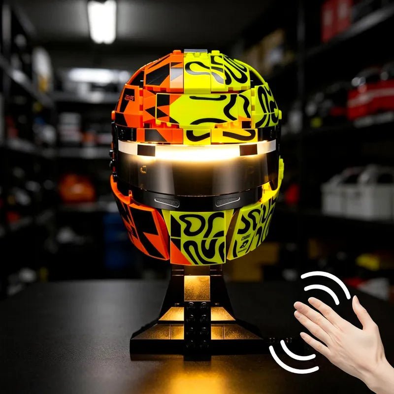 Light kit for McLaren Mastercard F1 Team Lando Norris Helmet 43023 | Wave Sensor Control | Briksmax 2.0