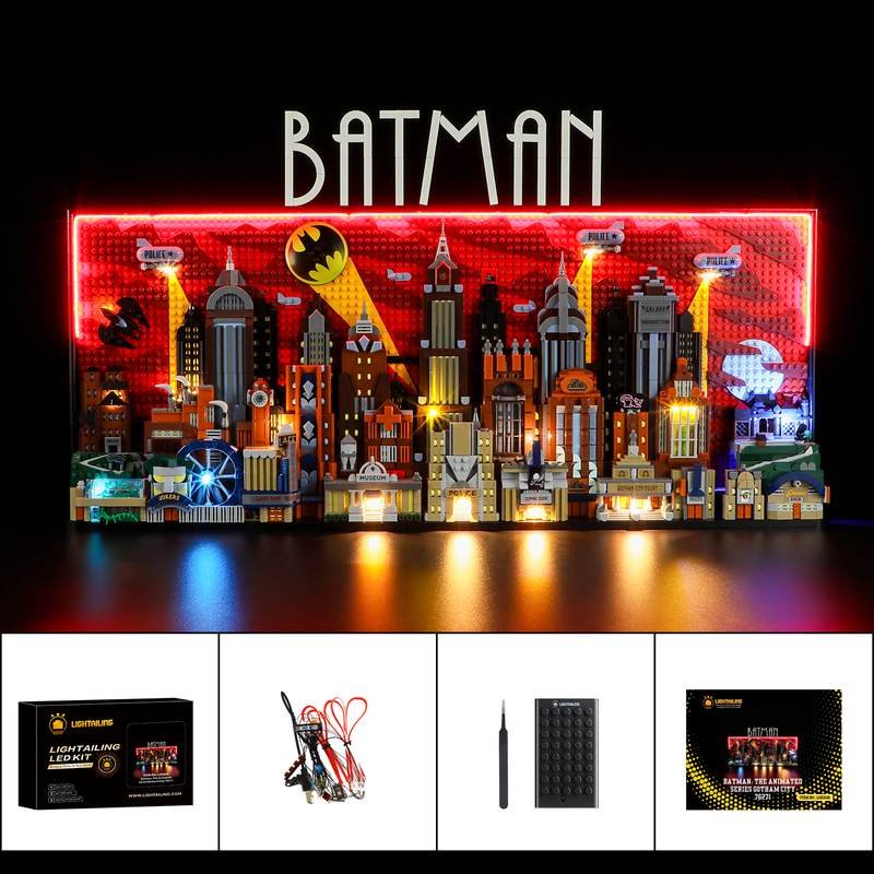 Light Kit For Batman: The Animated Series Gotham City 76271-Lightailing