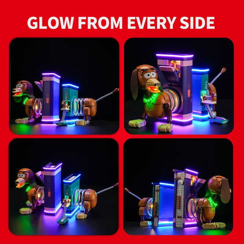 Light Kit for Toy Story Slinky Dog Bookends 43301 -Briksmax 2.0
