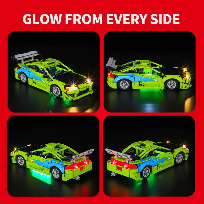 Light kit for Fast and Furious Mitsubishi Eclipse Car 42229  - Briksmax 2.0