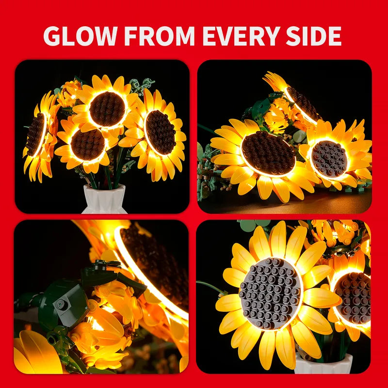 Lichter-Kit für Sonnenblumenstrauß 11502 – Briksmax 2.0