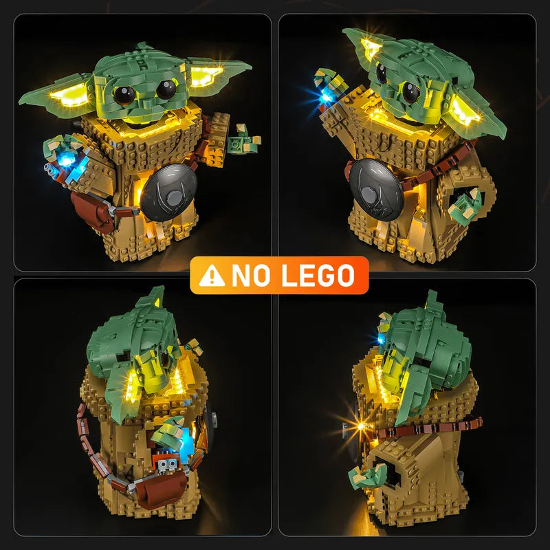 Light Kit for  Grogu (Mandalorian Apprentice) 75446 - Lightailing