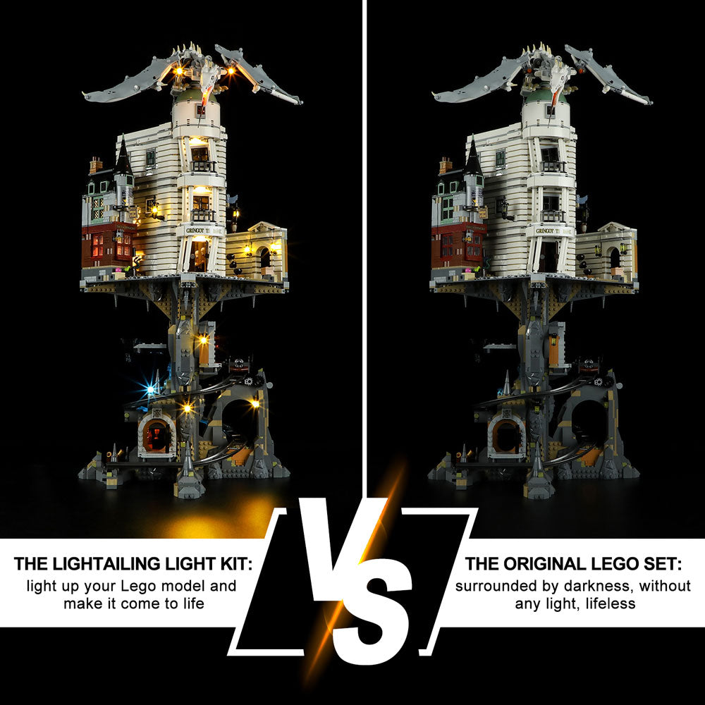 Lightailing Light Kit For LEGO Gringotts™ Wizarding Bank 76417-10