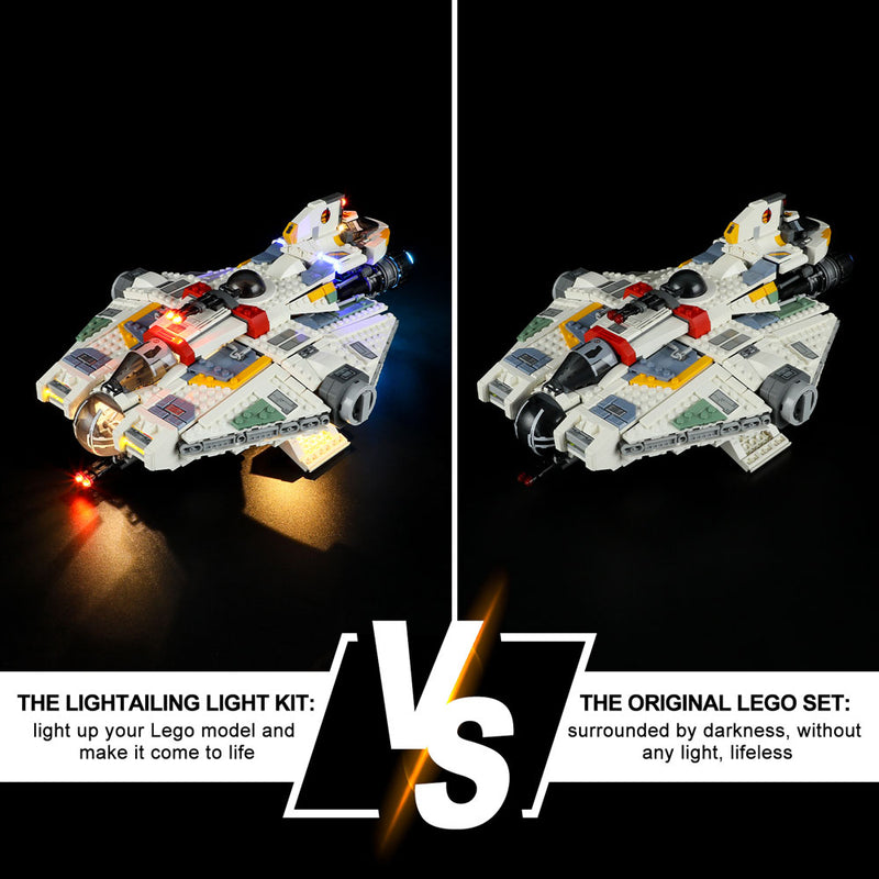 Lightailing-Beleuchtungsset für LEGO Ahsoka Ghost &amp; Phantom II 75357