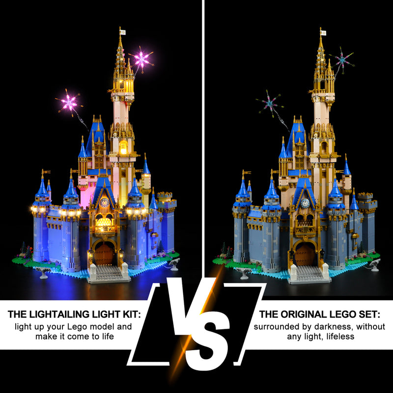 Kit d'éclairage Lightailing pour le château LEGO® Disney 43222