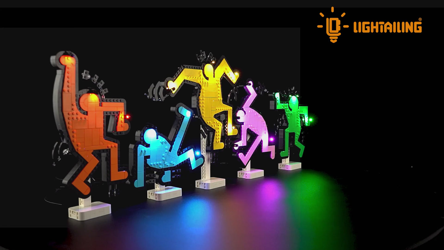 Light Kit for Keith Haring – Dancing Figures 31216-Lightailing