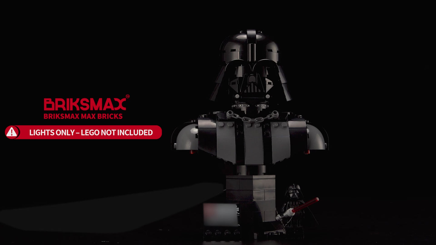 Light Kit for Darth Vader Bust 75439-Briksmax 2.0