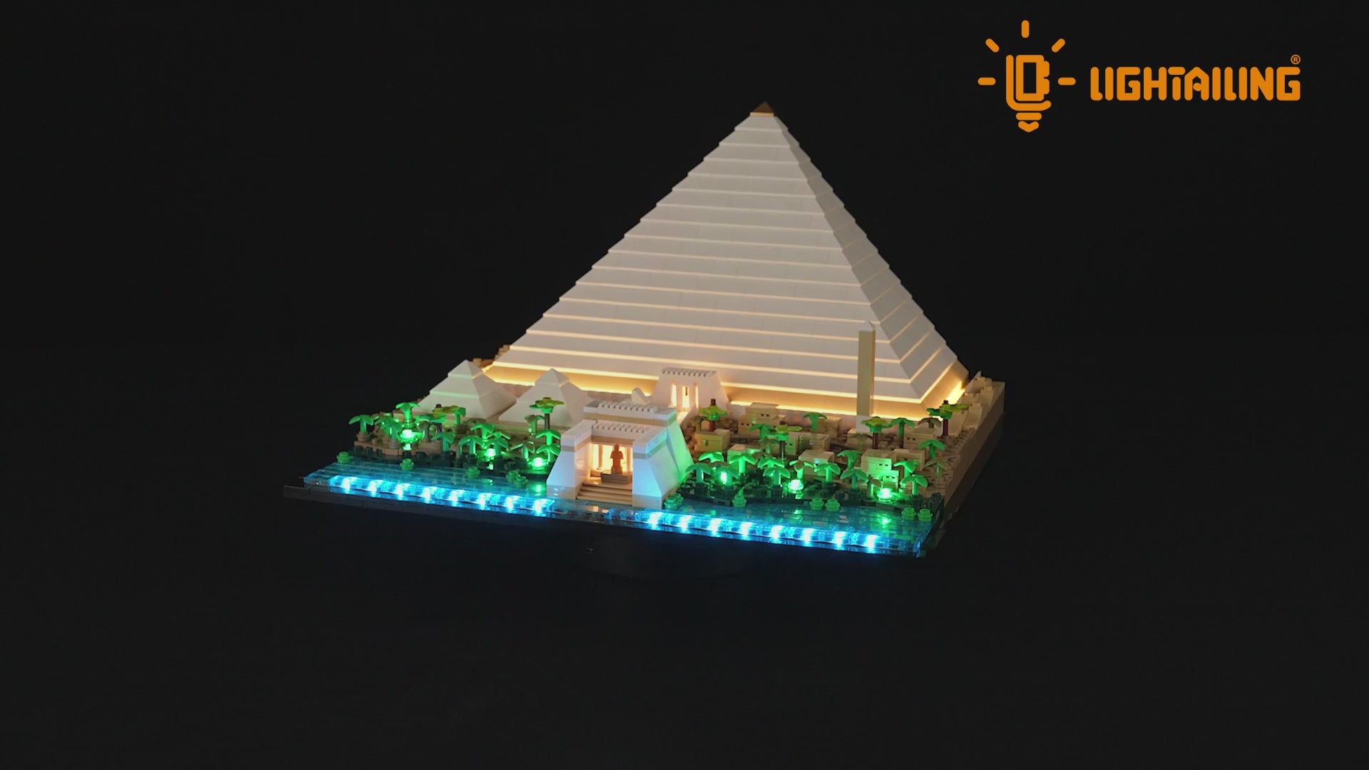 Light Kit for Great Pyramid of Giza 21058-Lightailing(Remote Version)