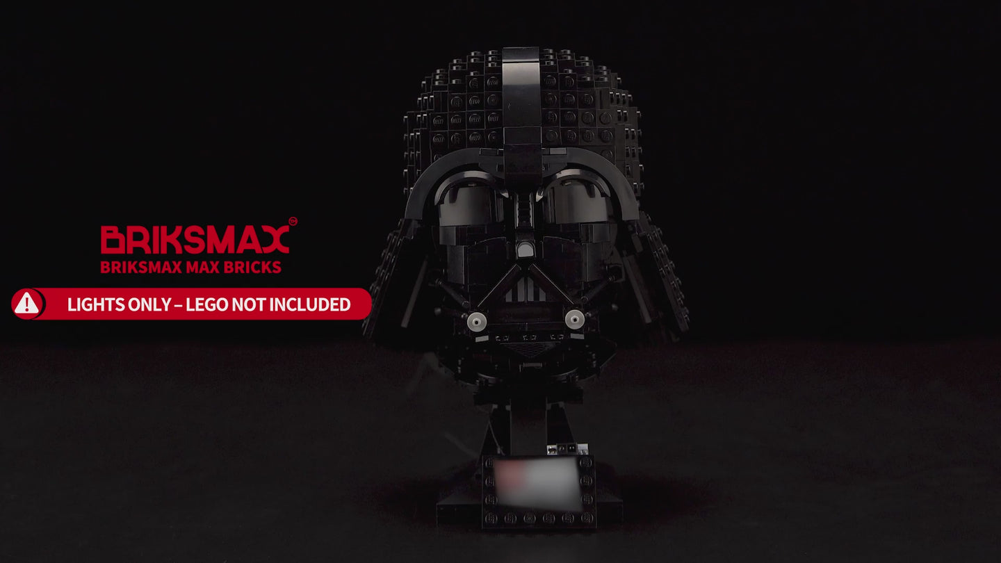 Light kit for Darth Vader Helmet 75304(Wave Sensor Control)-Briksmax 2.0
