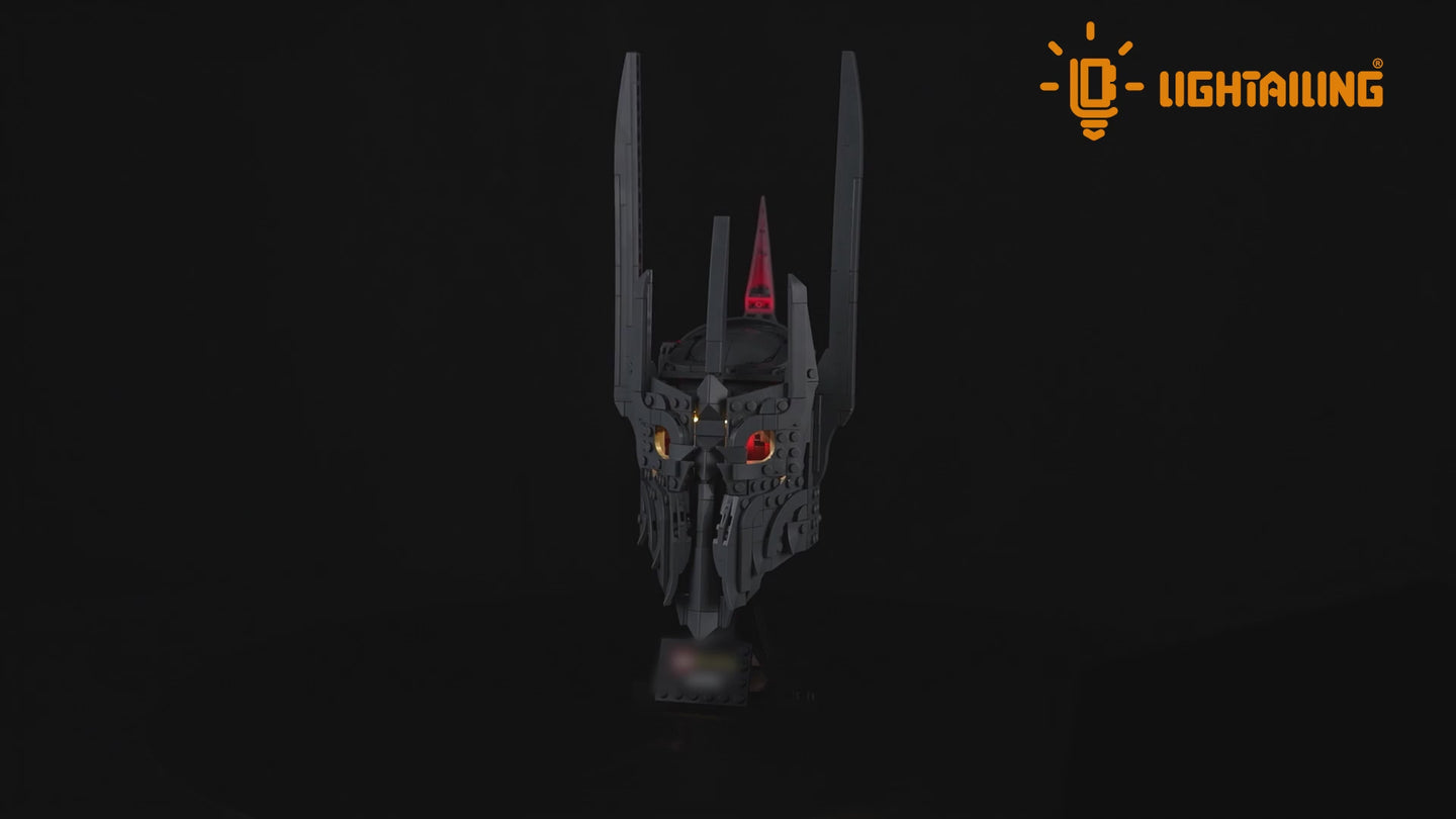 Light Kit for The Lord of the Rings: Sauron's Helmet 11373 - Lightailing