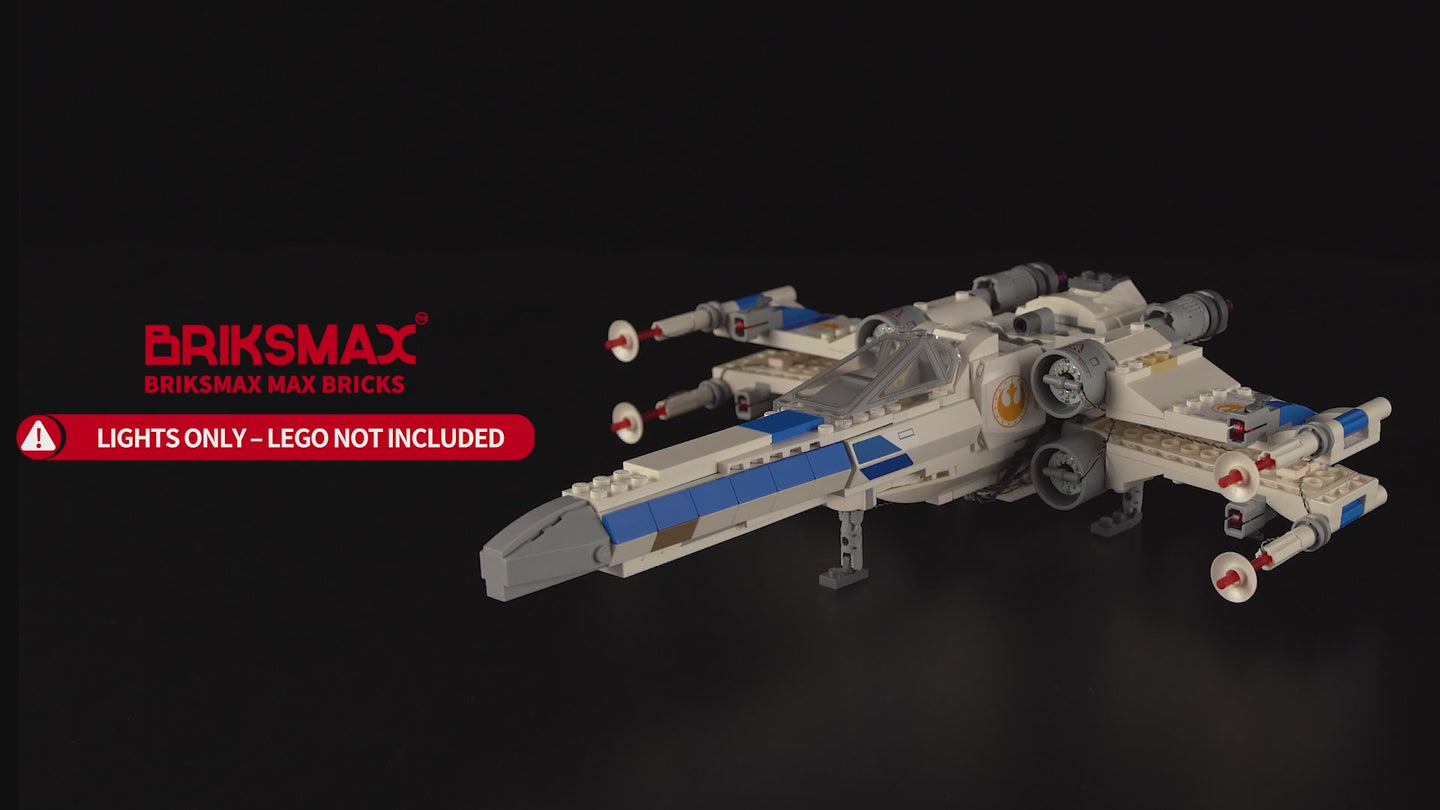 Light Kit for New Republic X-Wing Starfighter 75460 - Briksmax 2.0