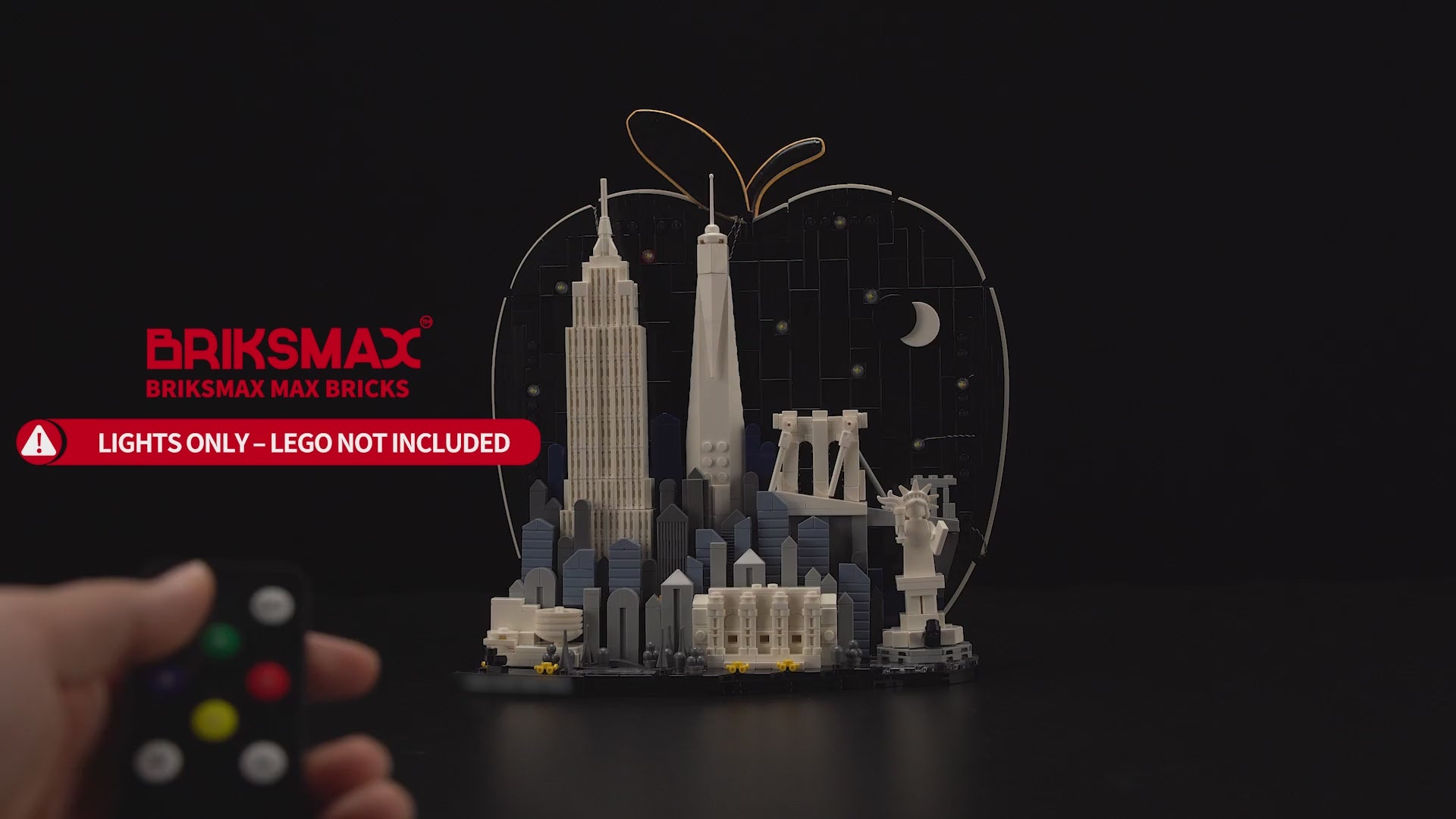 Remote Light kit for New York City – The Big Apple 21066 - Briksmax 2.0