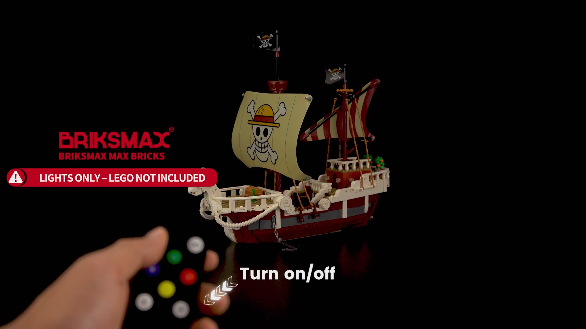 Remote Light kit for The Going Merry Pirate Ship 75639-Briksmax 2.0