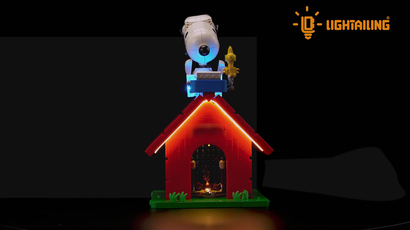 Light kit for Peanuts: Snoopy's Doghouse 21368 - Lightailing