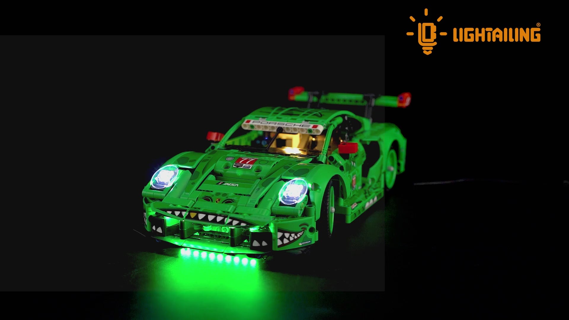 Light Kit for Porsche 911 GT3 R REXY AO Racing Car 42224- Lightailing