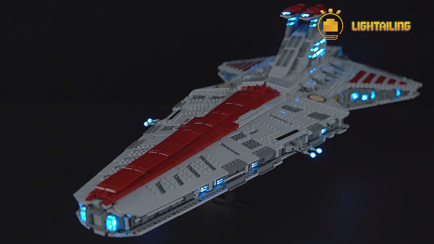 Light Kit For Venator-Class Republic Attack Cruiser 75367-Lightailing