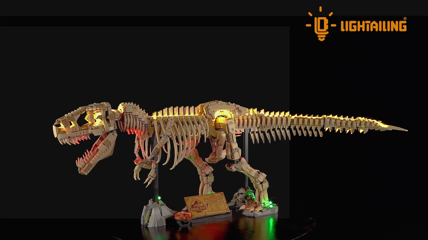 Light Kit for Dinosaur Fossils: Tyrannosaurus rex 76968- Lightailing