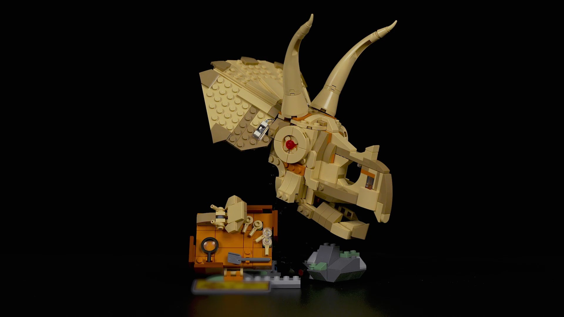 Light Kit for Dinosaur Fossils: Triceratops Skull 76969 - Briksmax 2.0