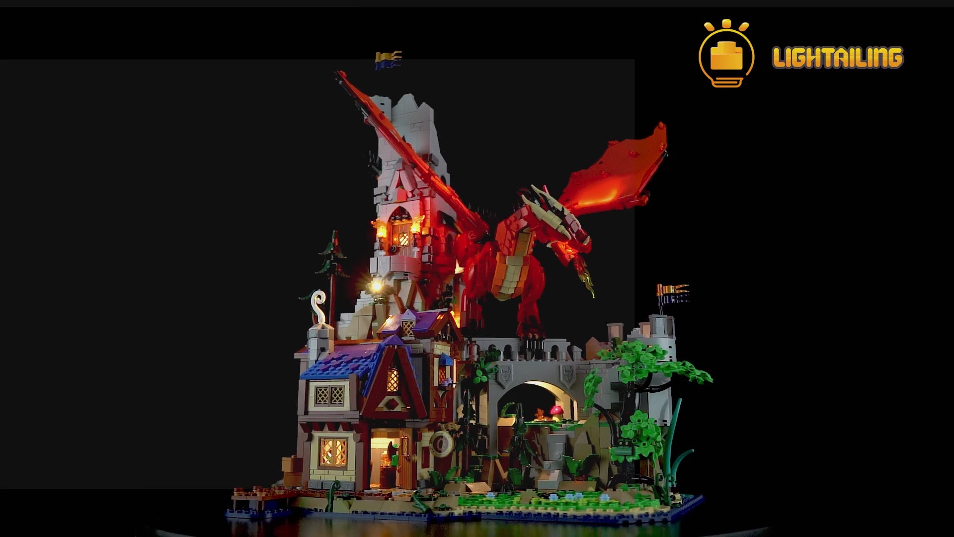 Light Kit For Dungeons Dragons: Red Dragon's Tale 21348-Lightailing