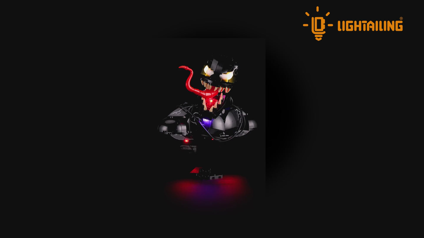 Light kit for Venom Bust 76356 | Lightailing