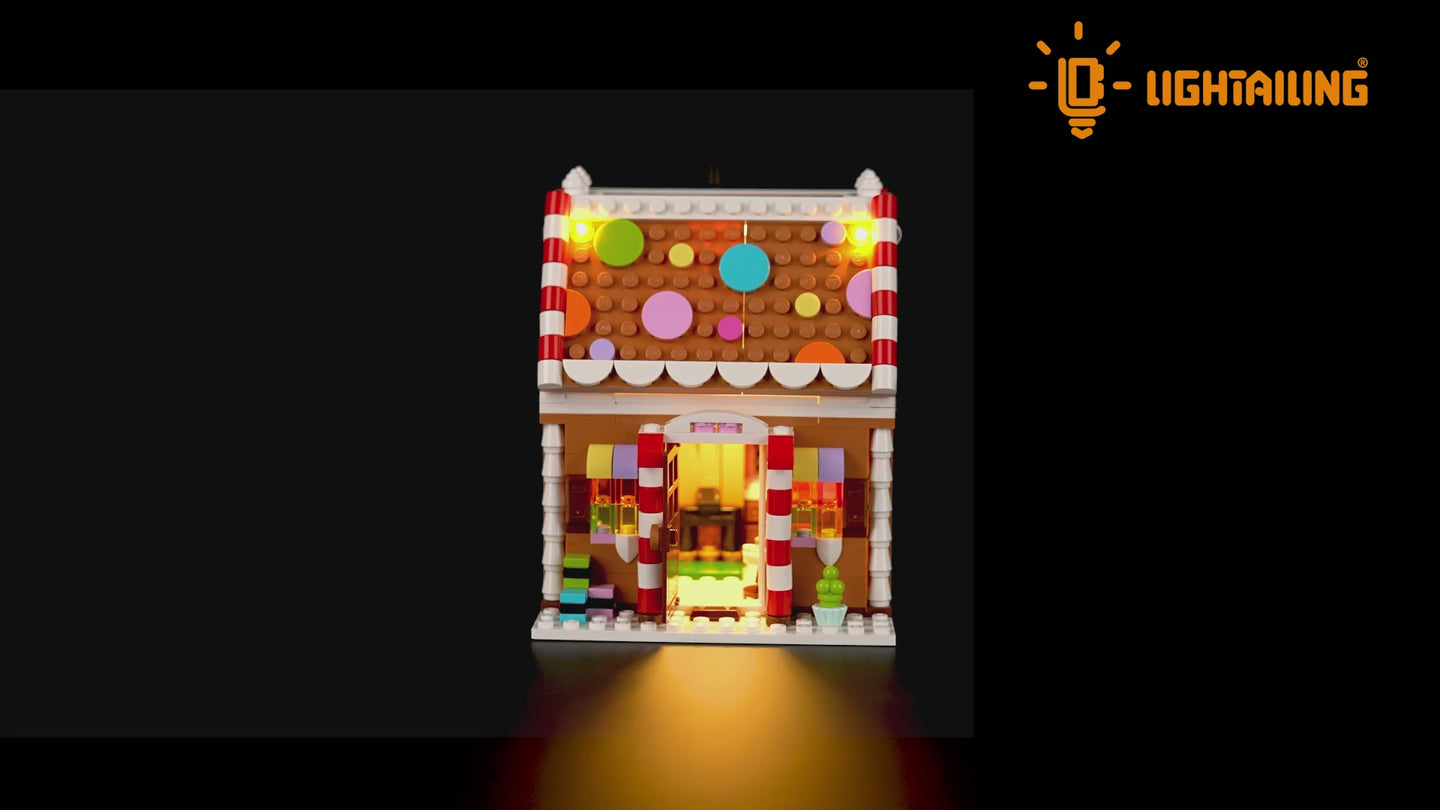 Light Kit for Festive Gingerbread House 40809- Lightailing