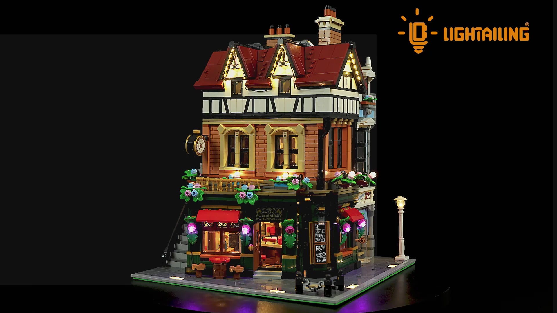 Light Kit for Tudor Corner 10350-Lightailing(Remote Version)