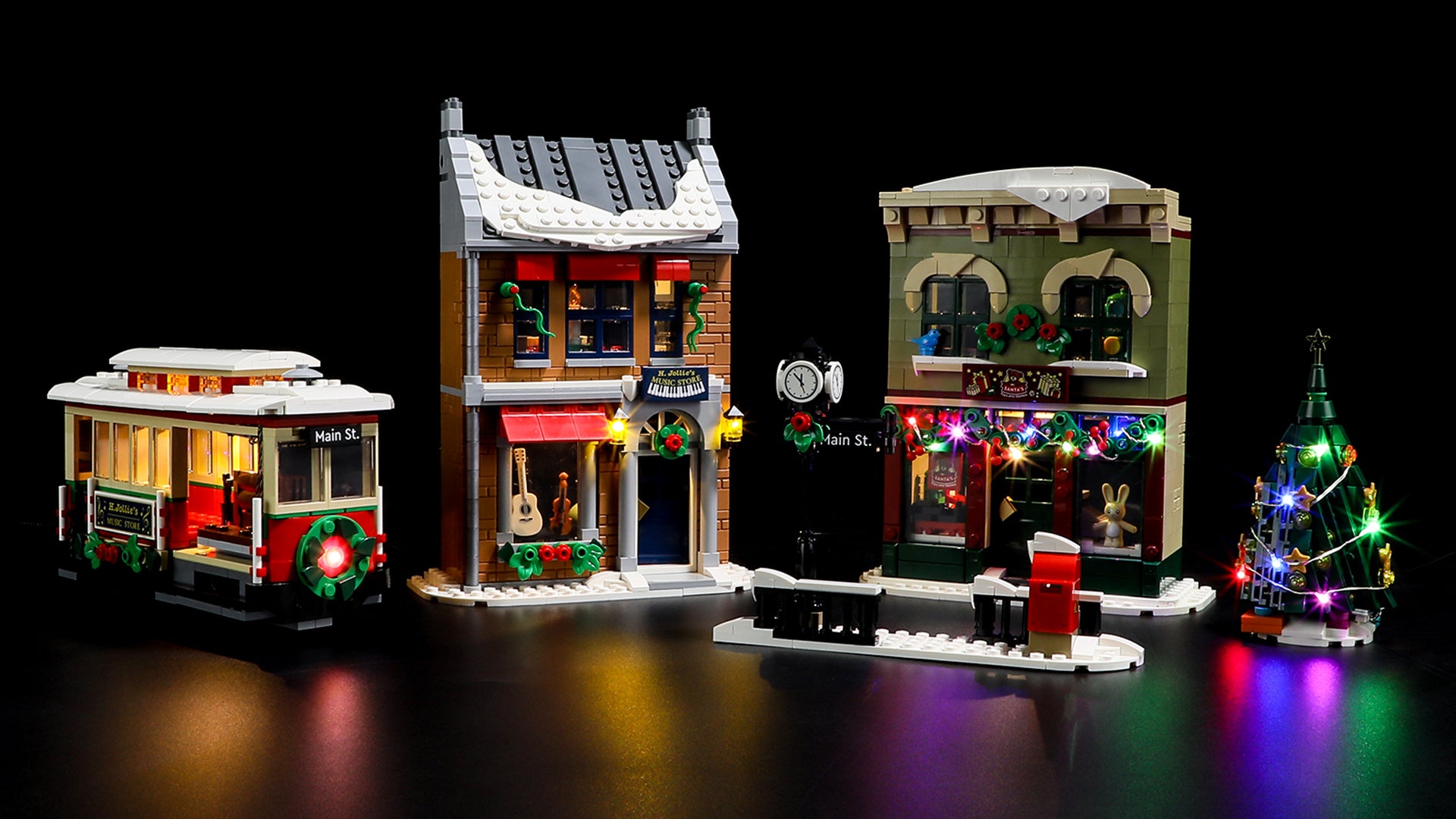 Light Kit For Holiday Main Street 10308-Briksmax